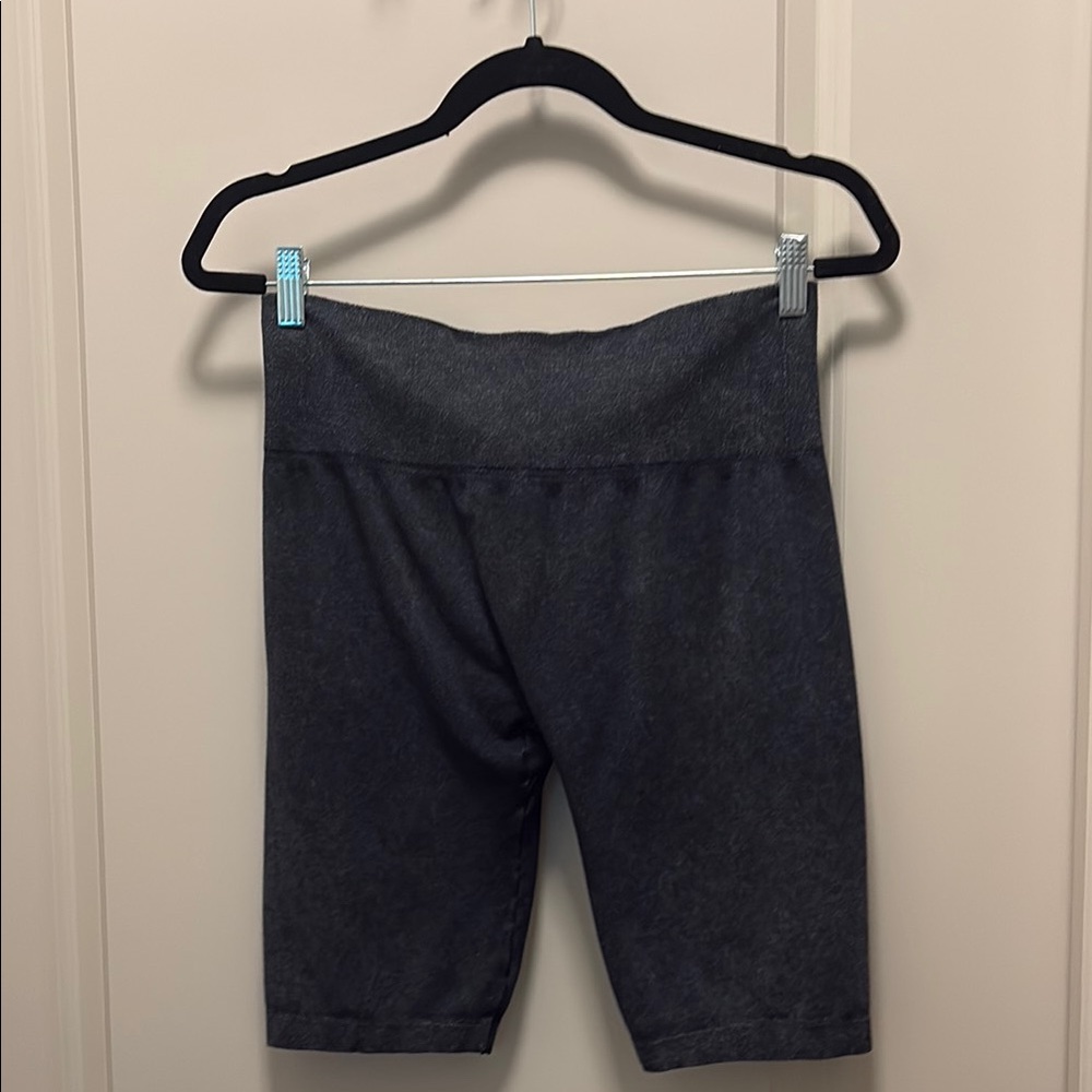 Shosho Black Bike Shorts for Women